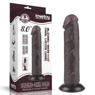 Dildo Dual Layer Piel Delizante 8