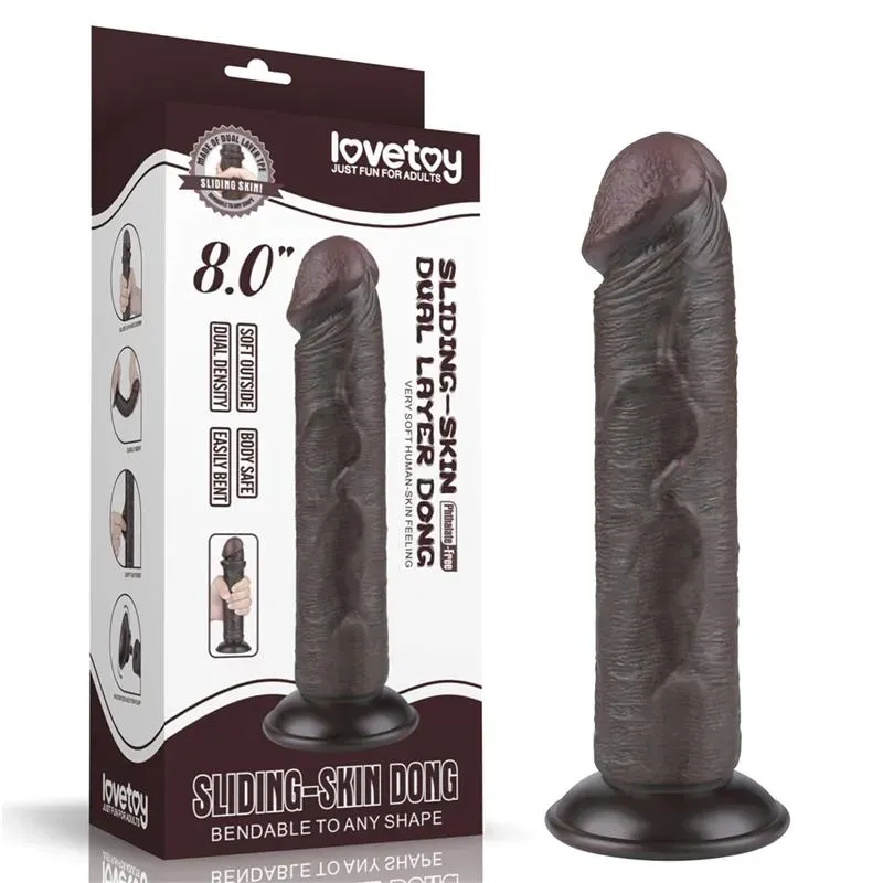 Dildo Dual Layer Piel Delizante 8 – Dildos