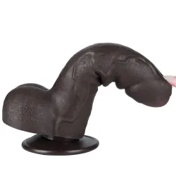 Dildo Dual Layer Piel Retractil 7