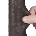 Dildo Dual Layer Piel Retractil 7