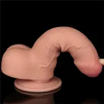 Dildo Dual Layer Piel Deslizante 7