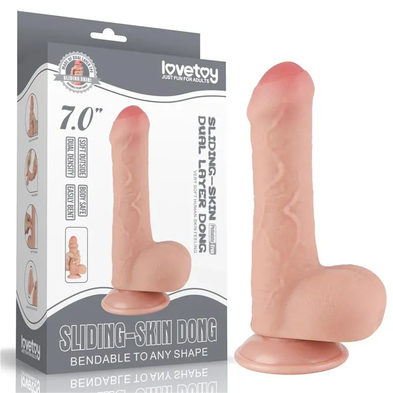 Dildo Dual Layer Piel Deslizante 7 – Dildos