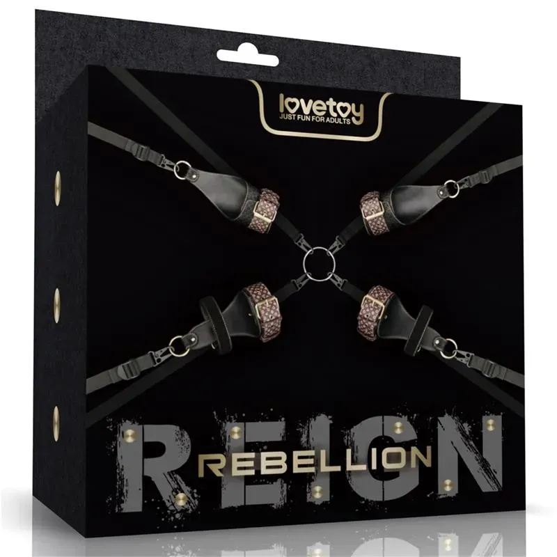 Restricciones para la Cama Rebellion Reign – BDSM/Ataduras