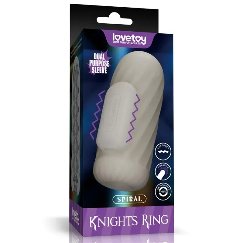 Knights Ring Funda para el Pene y Estimulador Spiral – Estimuladores