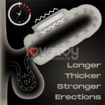 Knights Ring Funda para el Pene y Estimulador Spiral