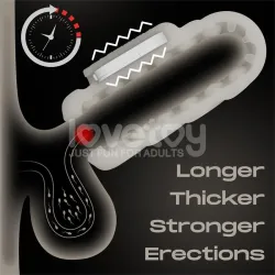 Knights Ring Funda para el Pene y Estimulador Spiral