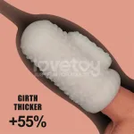 Knights Ring Funda para el Pene y Estimulador Drip