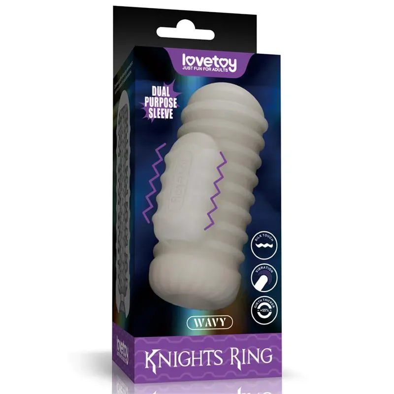 Knights Ring Funda para el Pene y Estimulador Wavy – Estimuladores
