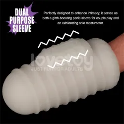 Knights Ring Funda para el Pene y Estimulador Wavy