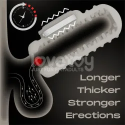 Knights Ring Funda para el Pene y Estimulador Wavy