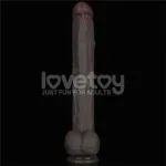 Dildo Dual Layered Articulable XXL 14.5