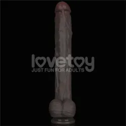 Dildo Dual Layered Articulable XXL 14.5