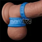 Pinnacle Pro Twin Flex Stretcher Anillo Doble para el Pene