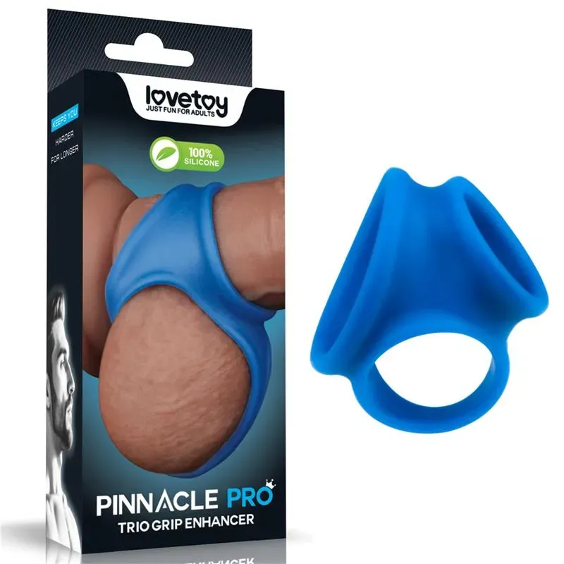 Pinnacle Pro Trio Grip Enhancer Anillo para el Pene – Anillos Pene