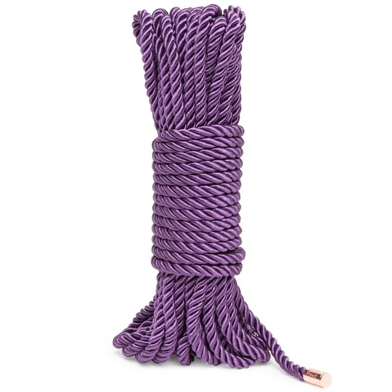 Want to Play? Cuerda de Seda para Bondage 10 metros Púrpura – BDSM/Ataduras