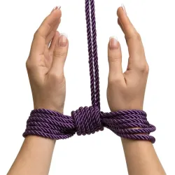 Want to Play? Cuerda de Seda para Bondage 10 metros Púrpura