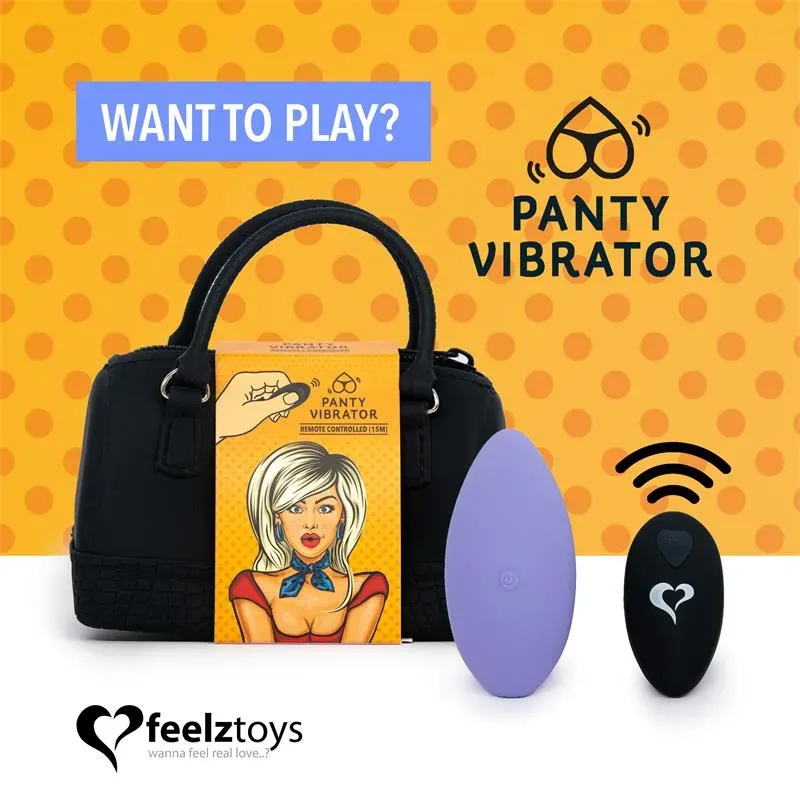 Panty Estimulador de Braguita con Control Remoto Púrpura – Estimuladores