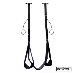 Adjustable Door Swing with Legs Support & Seat