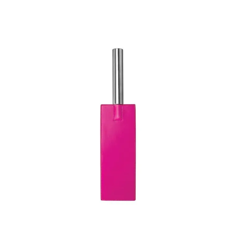 Shots Ouch! Whips and Paddles Leather Pala Rosa – Fustas, Floggers y Palas