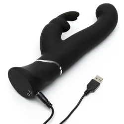 Vibrador G-Spot Stroker Rabbit Negro