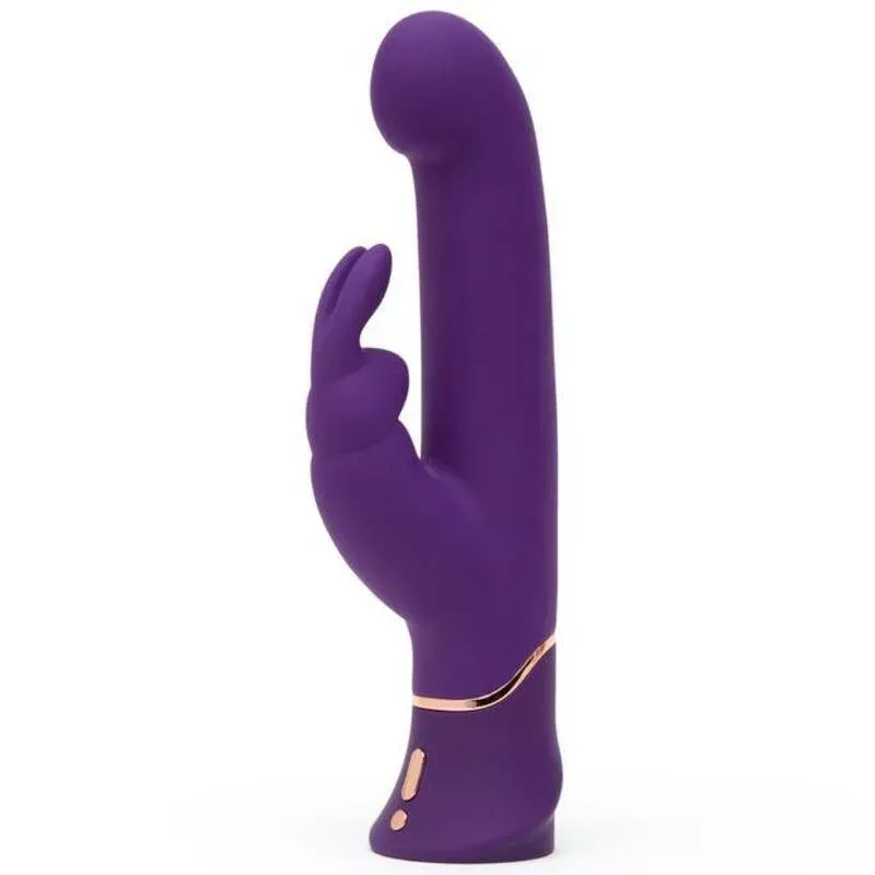 Greedy Girl Vibrador con Movimiento Estimulador punto G y Rabbit Púrpura – Vibradores