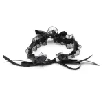 Collar con Lazo, Cascabel y Encaje