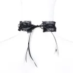 Collar con Lazo, Cascabel y Encaje