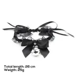 Collar con Lazo, Cascabel y Encaje