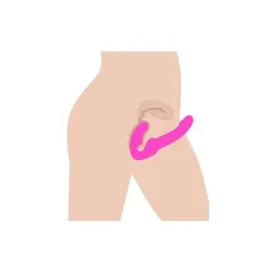 Evoke Vibrador Doble sin Arnes USB Rosa