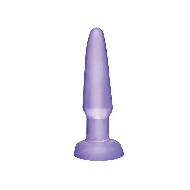 Basix Rubber Works Butt Plug Principiantes - Color Púrpura – Anal