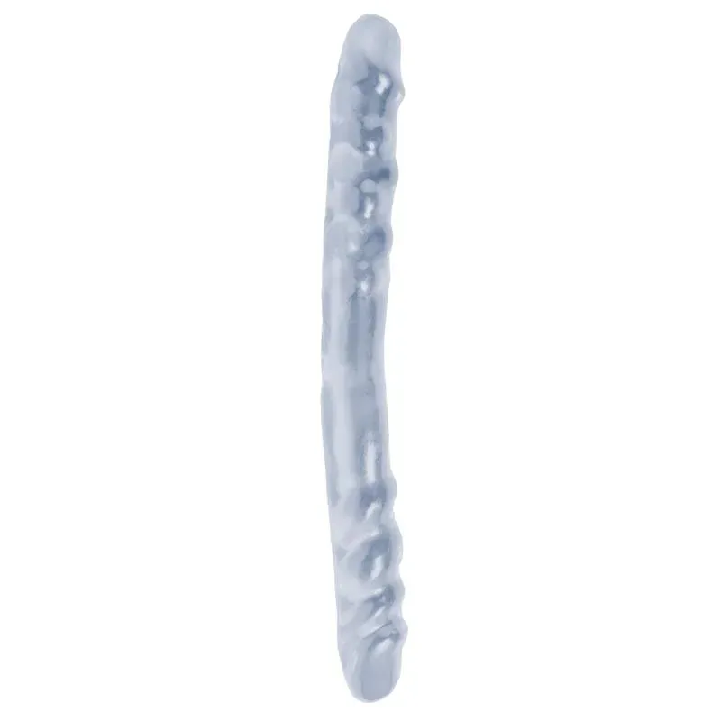 Basix Rubber Works 40,6 cm Doble Verga - Color Claro – Penes Fantasía
