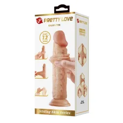 Dildo con Piel Deslizante 18.4 cm