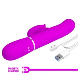 Gigi Vibrador con Licking y Thumping Fucsia