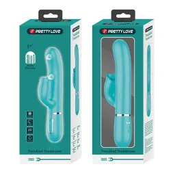 Gigi Vibrador con Licking y Thumping Turquesa