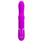 Mariana Vibrador 4en1 Silicona Fucsia