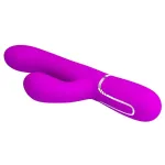 Mariana Vibrador 4en1 Silicona Fucsia