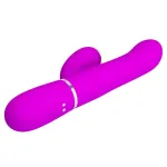 Mariana Vibrador 4en1 Silicona Fucsia