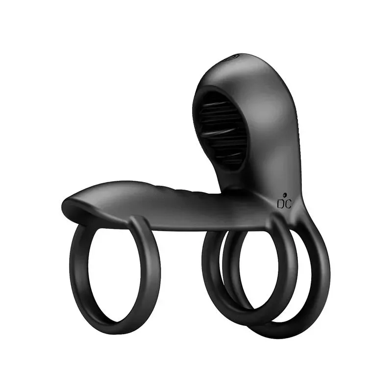Jammy Anillo Triple con Vibración USB – Anillos Pene