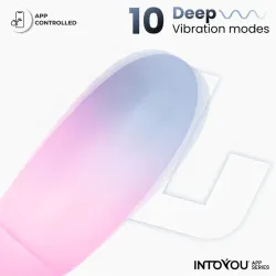 Huevo con APP Silicona Doble Capa Azul/Rosa