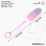 Huevo con APP Silicona Doble Capa Azul/Rosa