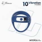 Rank Anillo Vibrador con App Azul