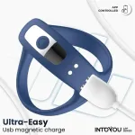 Rank Anillo Vibrador con App Azul