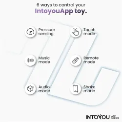 Rank Anillo Vibrador con App Azul