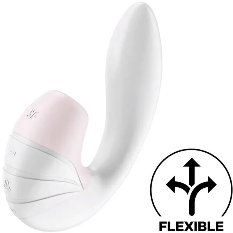 Supernova Succionador y Vibrador Súper Flexible USB Blanco – Succionadores Clitoris