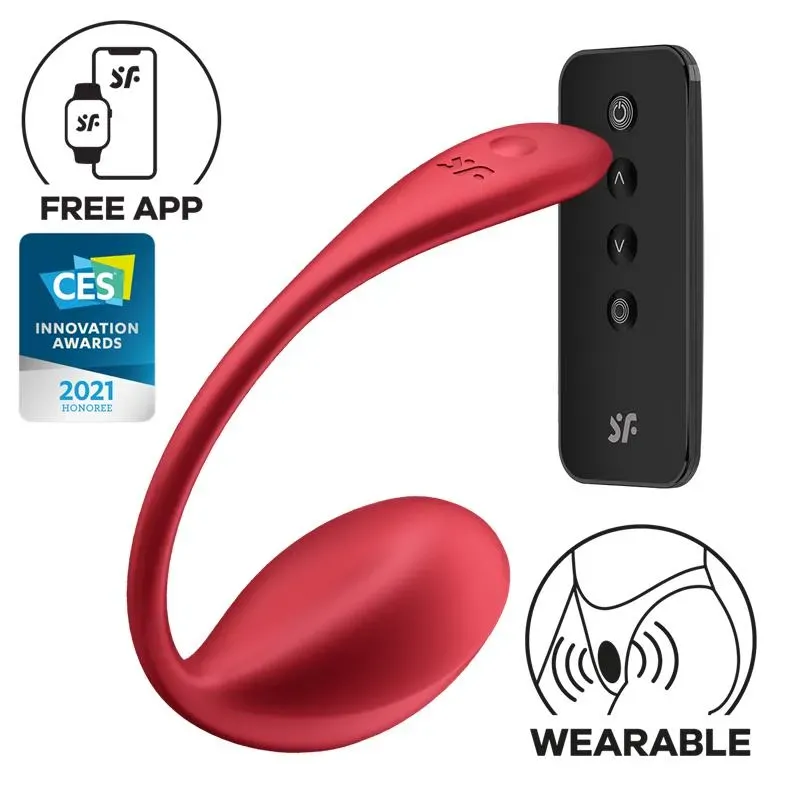 Shiny Petal con APP Satisfyer Connect Rojo – Estimuladores