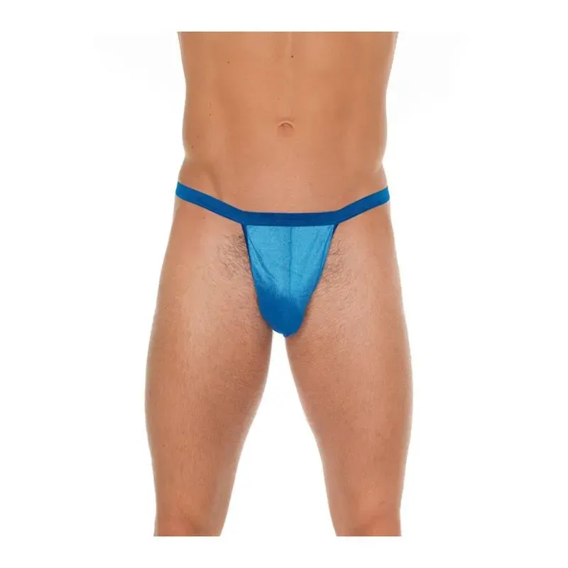 Tanga Azul Talla Única – Slips, Tangas y Boxers