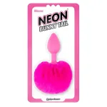 Neon Plug Anal con Cola Rosa