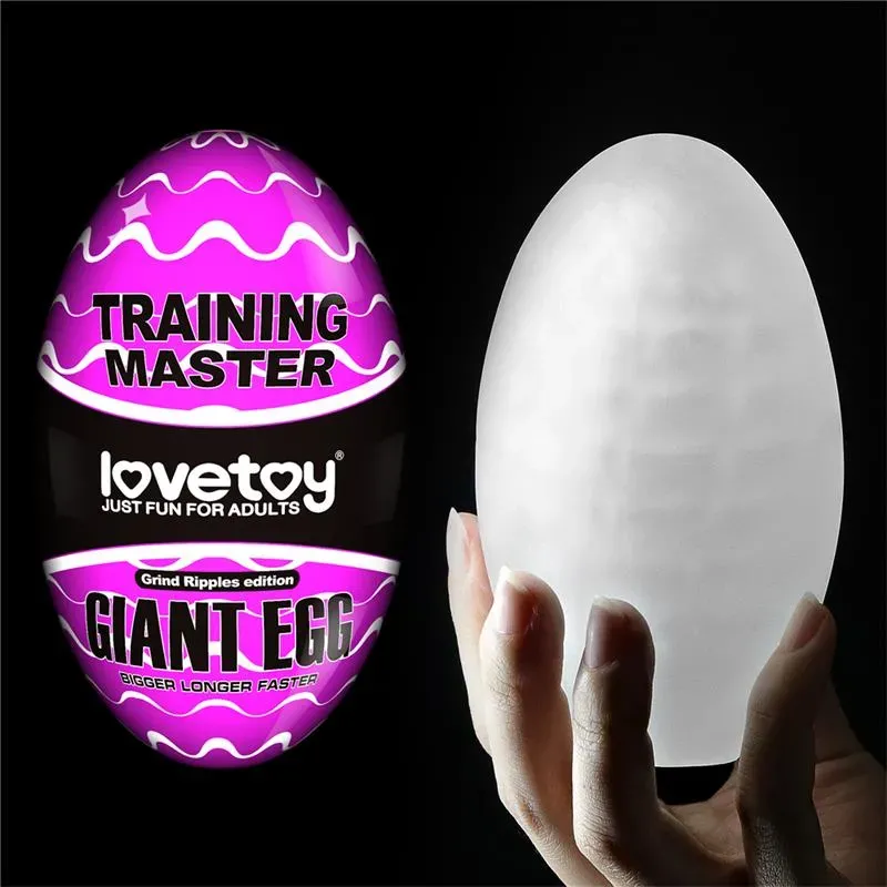 Masturbador Masculino Giant Egg Ripples Edition Púrpura – Masturbadores Ella