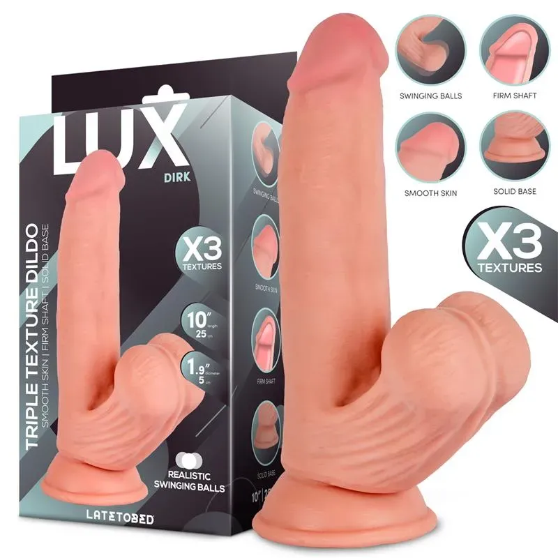 Dirk Dildo Triple Densidad con Testículos Oscilantes 10 – Dildos