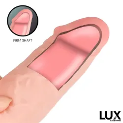Dirk Dildo Triple Densidad con Testículos Oscilantes 10
